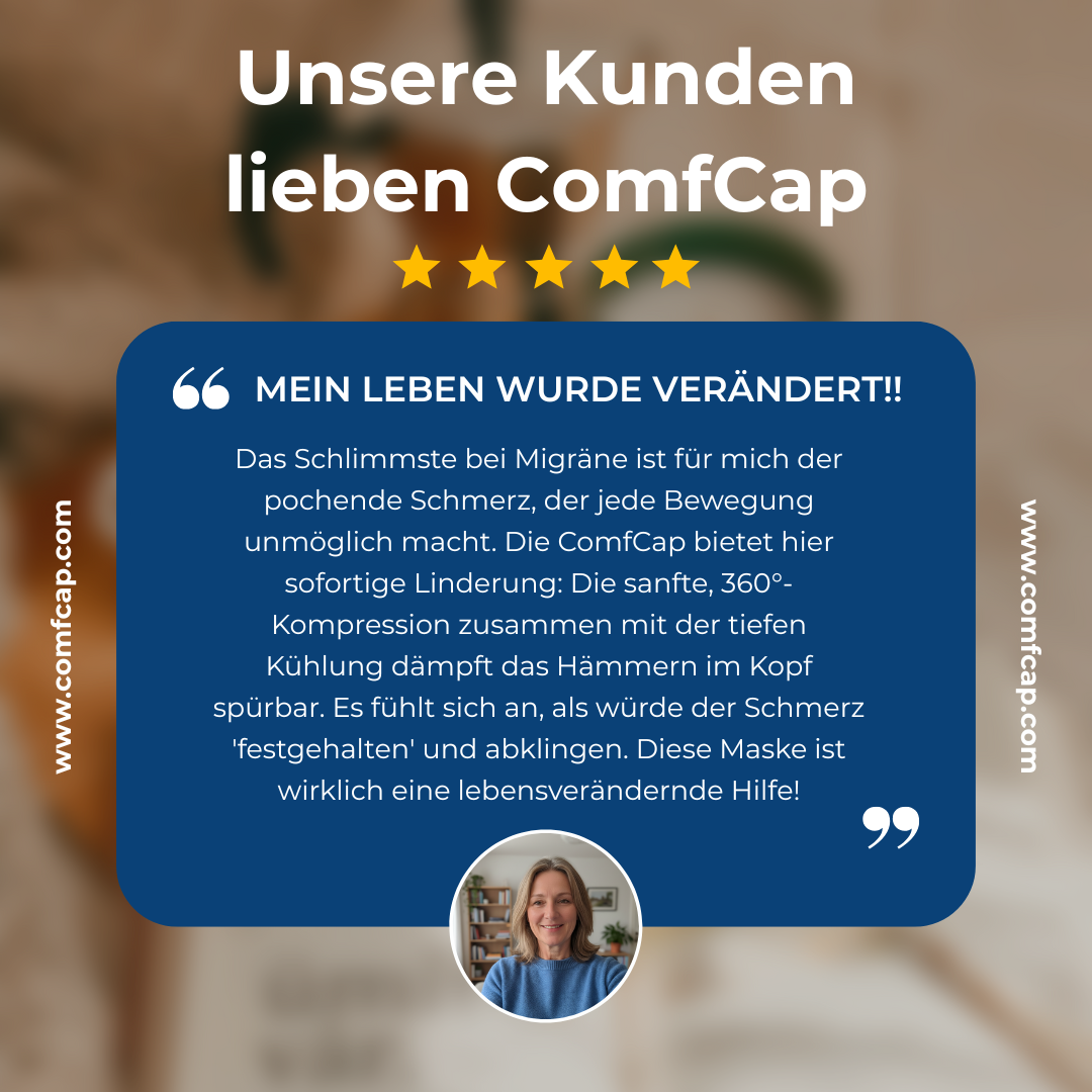 ComfCap™: Deine Migräne-Linderung
